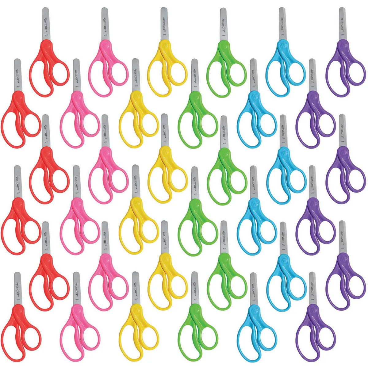 Westcott 36pc 5" Blunt Tip Kid Scissors