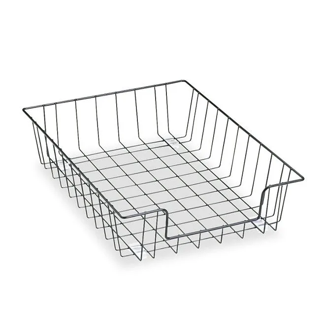 Fellowes - Wire Desk Tray Organizer, Wire - Black 3