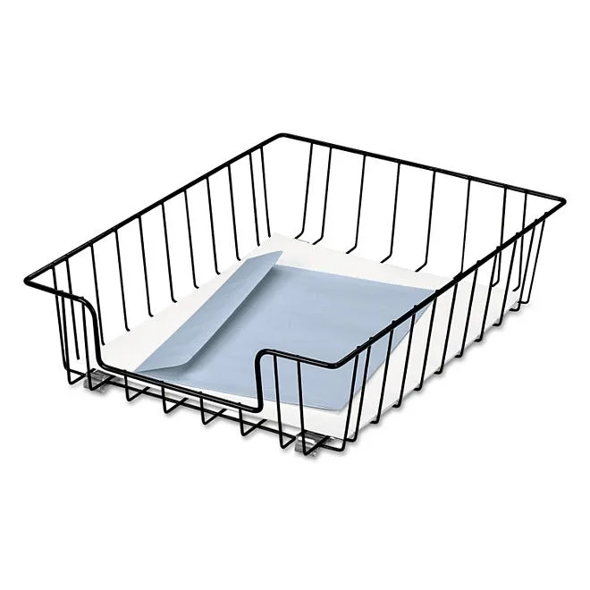 Fellowes - Wire Desk Tray Organizer, Wire - Black 4