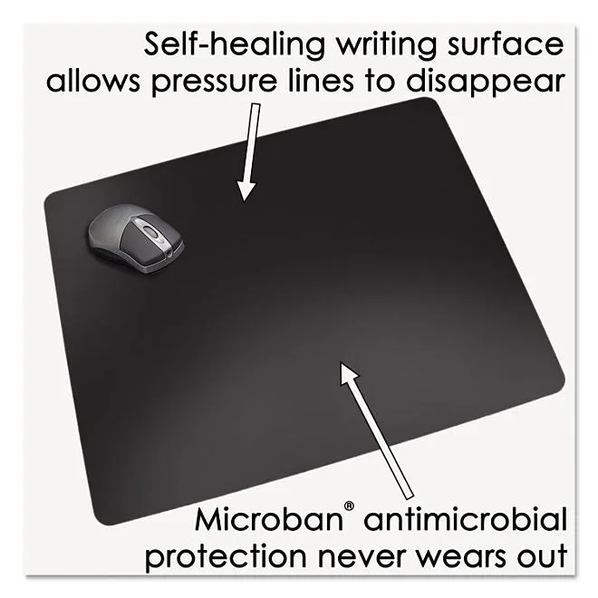 Artistic - Rhinolin II Desk Pad with Microban, 36 x 24 - Black 4