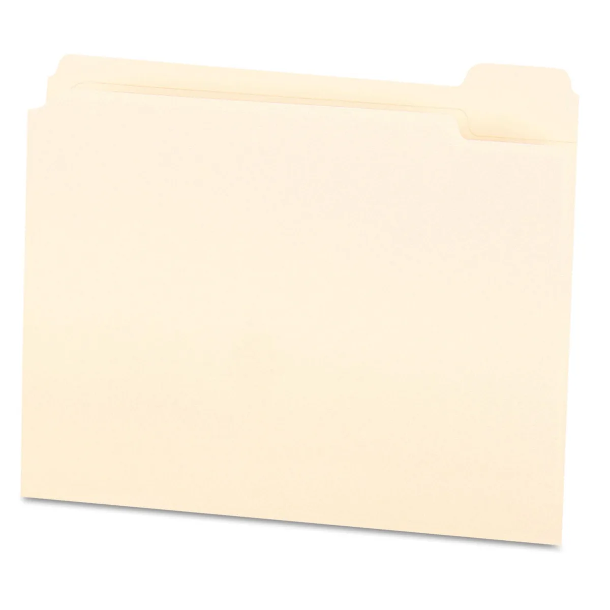 Universal® File Folders, 1/3 Cut Assorted, Two-Ply Top Tab, Manila, 100/Box, Various Types 5