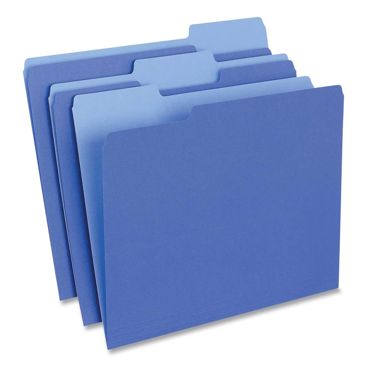 Universal File Folders, 1/3 Cut One-Ply Top Tab, Letter, 100/Box, Various Colors 2