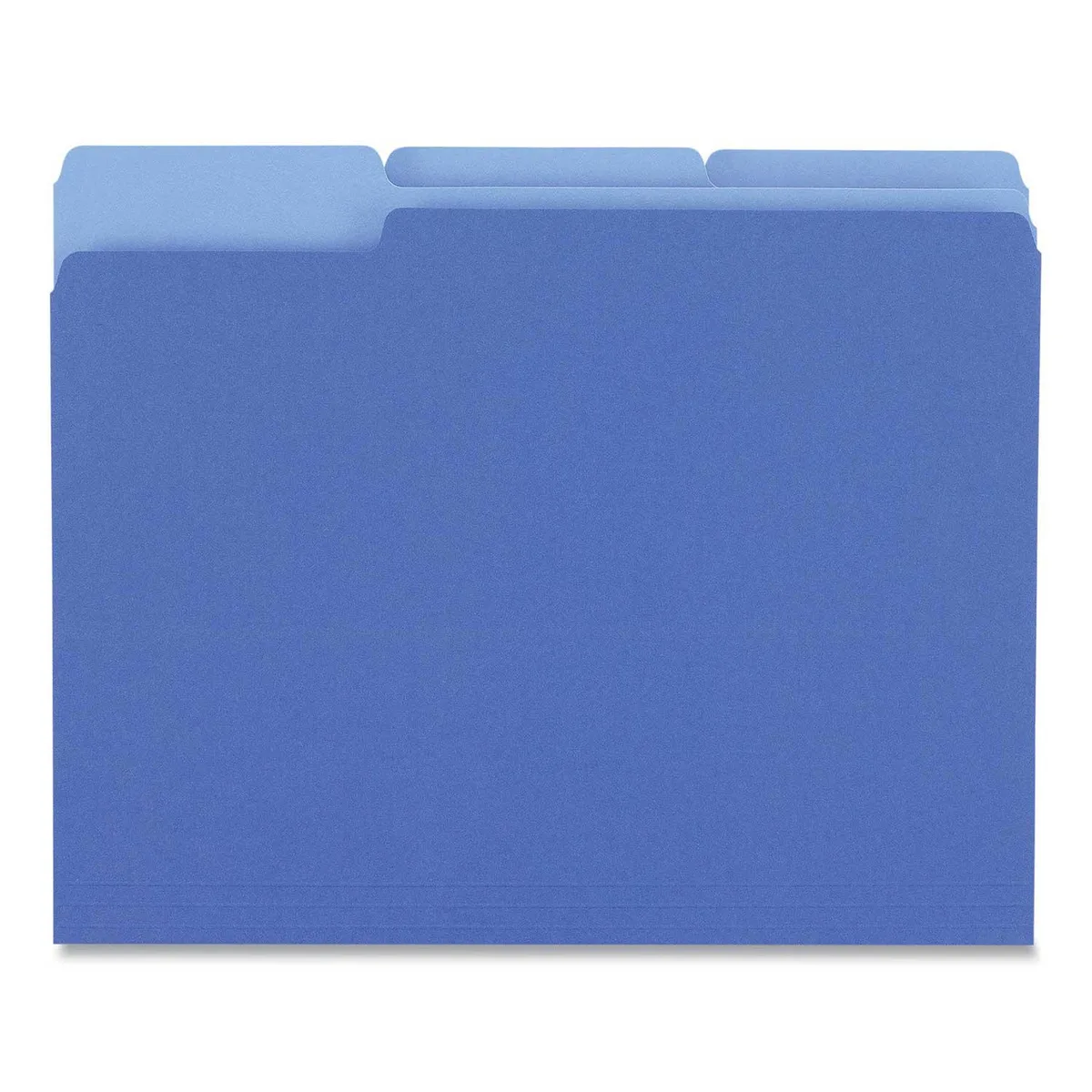 Universal File Folders, 1/3 Cut One-Ply Top Tab, Letter, 100/Box, Various Colors 4