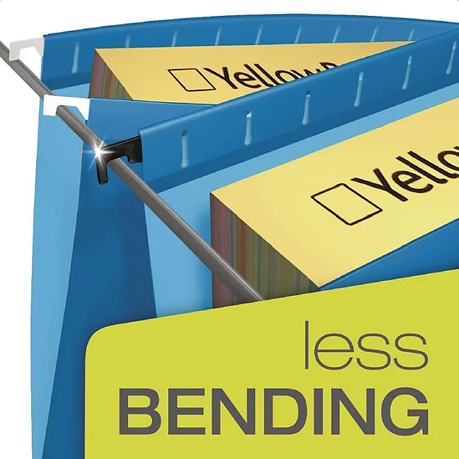 Pendaflex 1/5 Tab SureHook Hanging File Folders, Assorted Colors (Letter, 20 ct.) 5