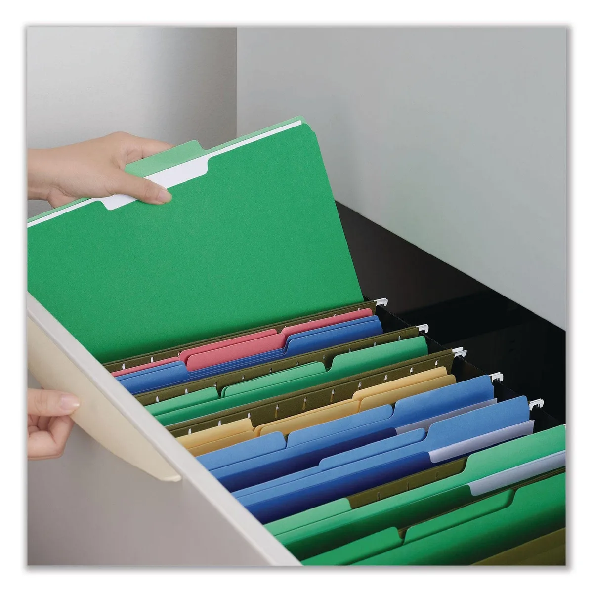 Universal® Deluxe Colored Top Tab File Folders 4