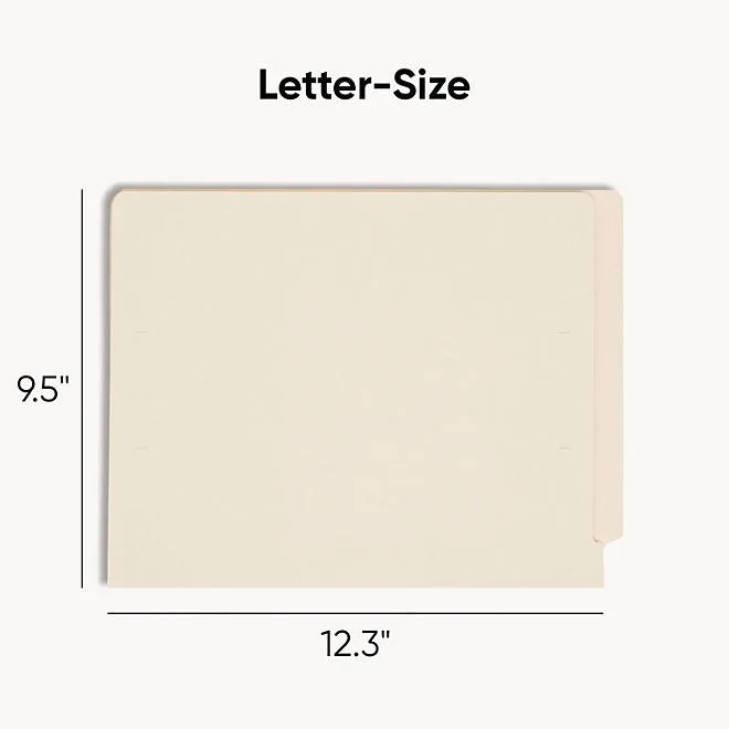 Smead Two-Ply End Tab Shelf Folders, Manila (Letter, 100ct.) 3