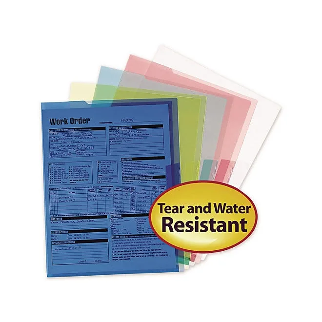 Smead Organized Up Poly Project Jackets, Assorted Colors (Letter, 5ct.) 4