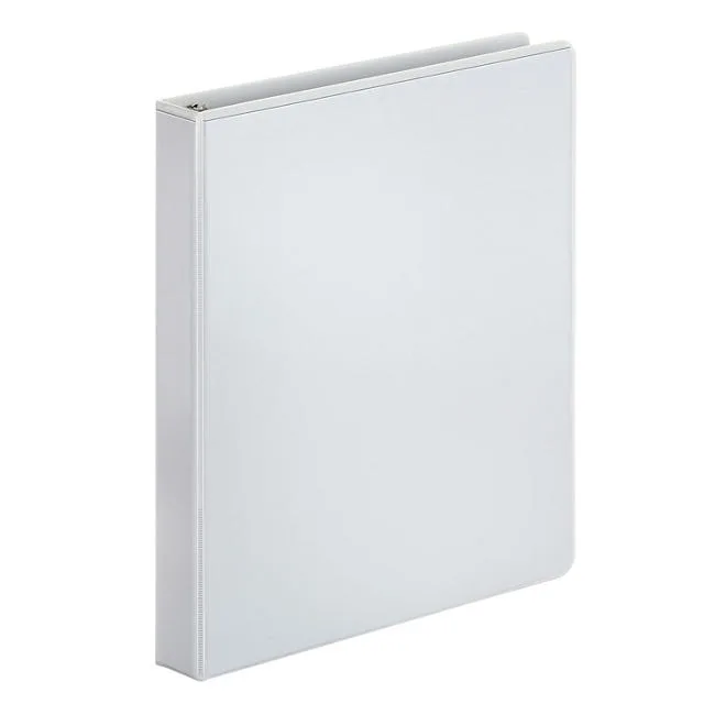 Member's Mark 1" Round-Ring View Binder, White, 8 pk. 3