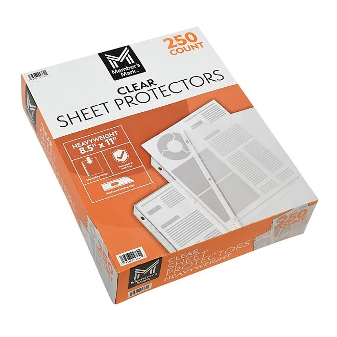 Member's Mark Sheet Protectors, 250 count 4