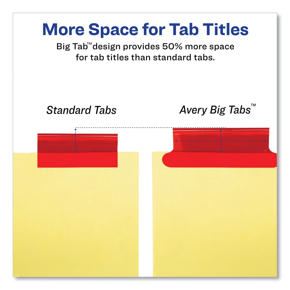 Avery Insertable Big Tab Dividers, 8-Tab, Letter 4
