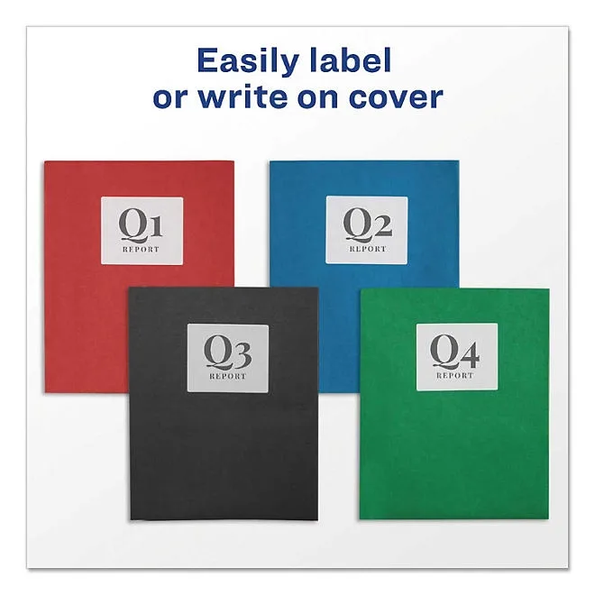 Avery Two-Pocket Folder, 40-Sheet Capacity, Assorted Colors, 25/Box 4