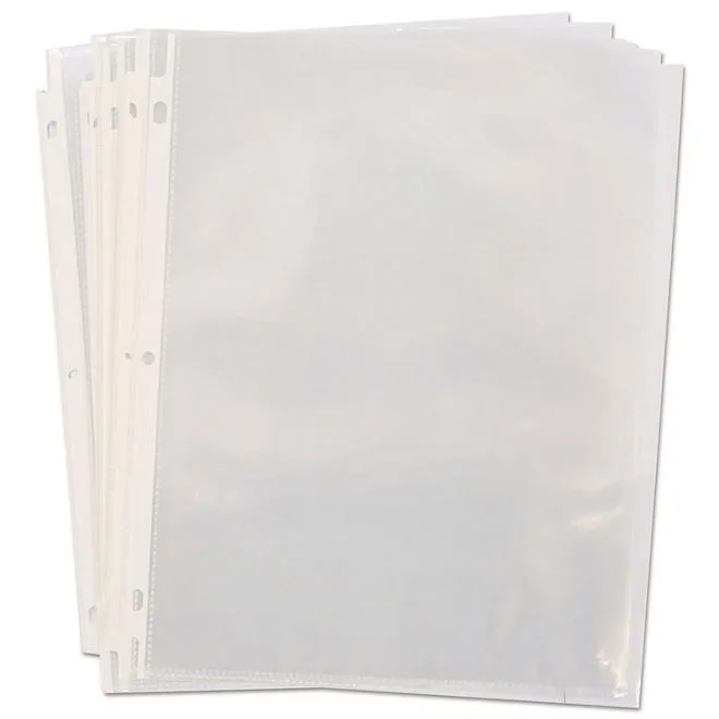 Universal® Standard Sheet Protector, Economy, 8-1/2" x 11, Clear, 200/Box 3