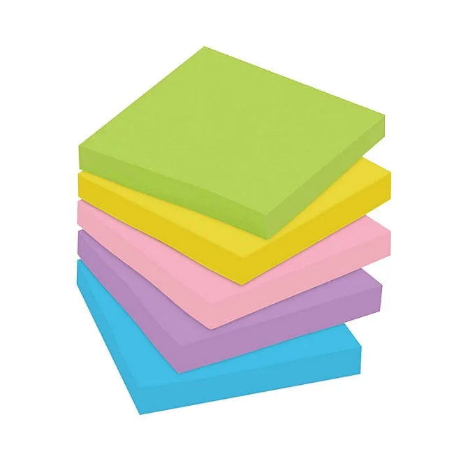 Post-it Notes Original Pads, 3 x 3, 100 Sheet Pads, 18 Pads, 1,800 Total Sheets, Jaipur Collection 3