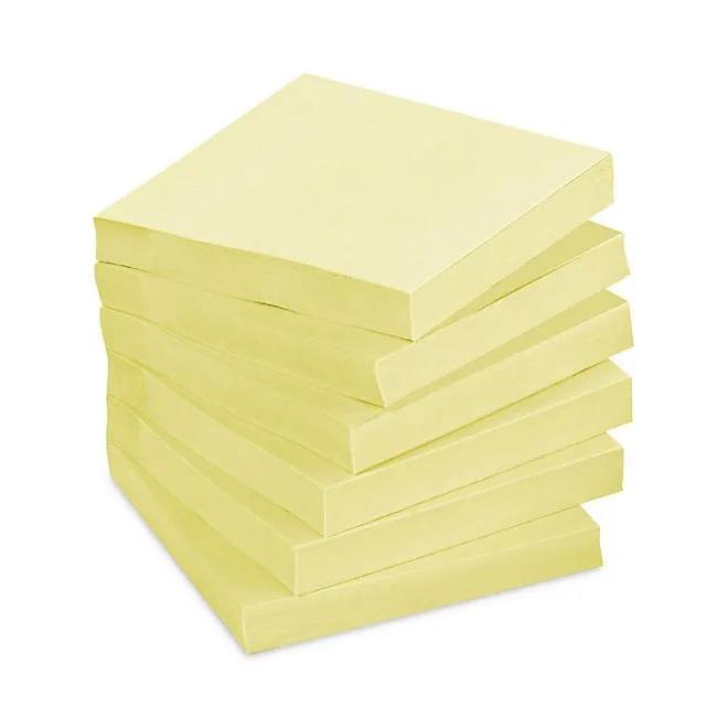 Post-it Notes Super Sticky - Canary Yellow Note Pads, 3 x 3, 90/Pad - 12 Pads/Pack 3