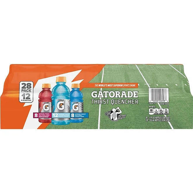 Gatorade Thirst Quencher Sports Drinks Turf Variety Pack, 12 fl. oz., 28 pk. 2