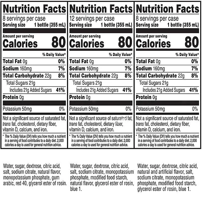 Gatorade Thirst Quencher Sports Drinks Turf Variety Pack, 12 fl. oz., 28 pk. 3