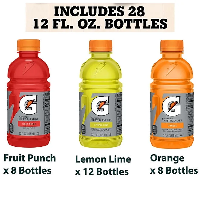 Gatorade Sports Drinks Core Variety Pack 12 fl. oz., 28 pk. 4