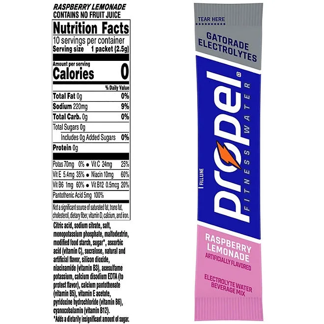 Propel Powder Variety Pack, 0.08 oz., 40 pk. 4