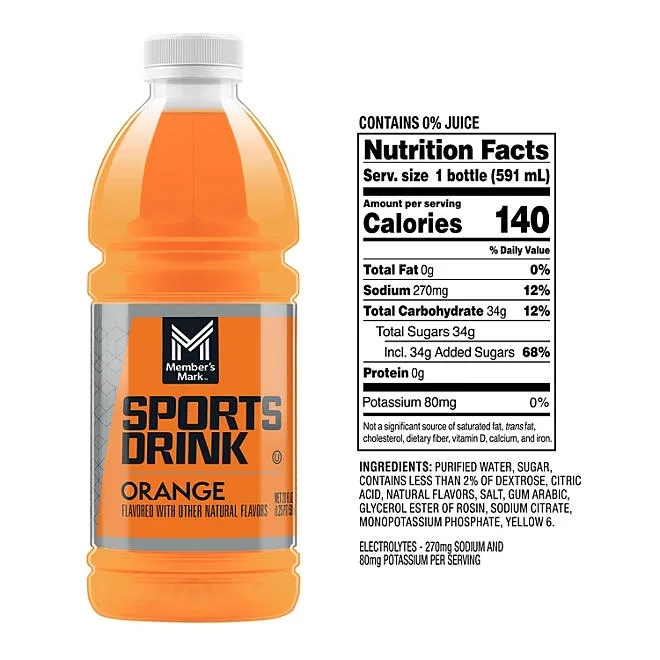 Member's Mark Sports Drink Variety Pack 20 fl. oz., 24 pk. 5