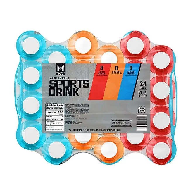 Member's Mark Sports Drink Variety Pack 20 fl. oz., 24 pk. 3