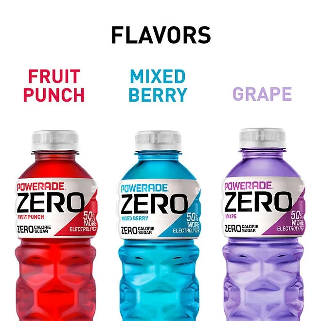 POWERADE ZERO Variety Pack Sports Drink, 20 fl. oz., 24 pk. 5