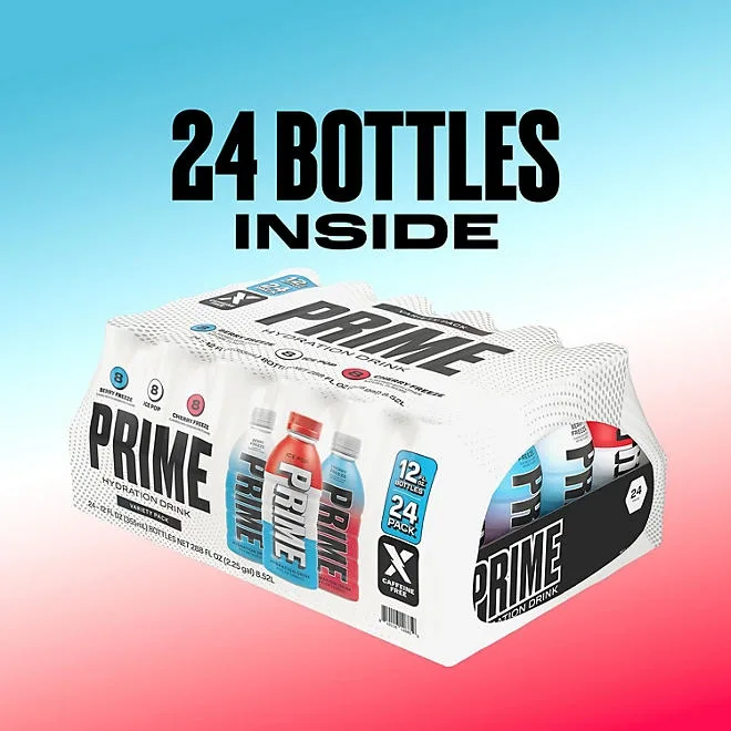 Prime Hydration Drink Variety Pack, 12 fl. oz., 24 pk. 5