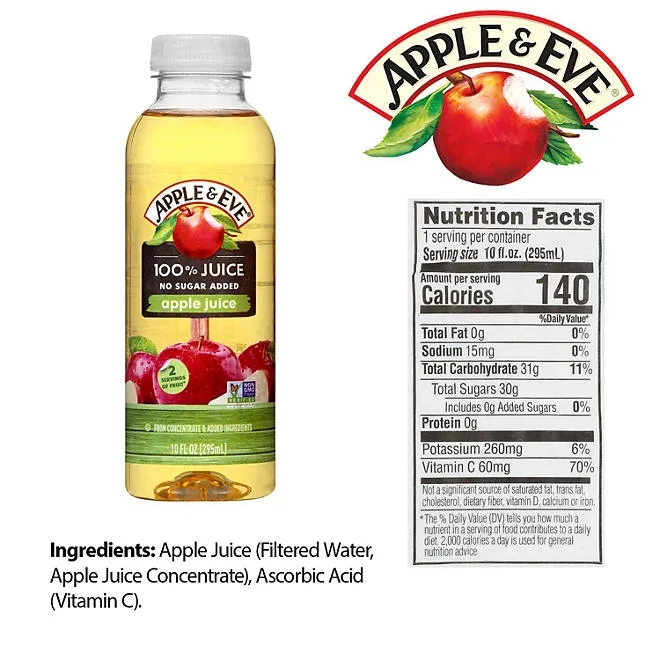 Apple & Eve 100% Apple Juice 10 oz., 24 pk. 3