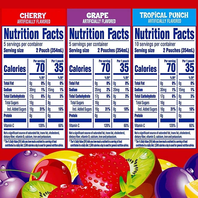 Kool-Aid Jammers Juice Pouches Variety Pack 6 fl. oz., 40 pk. 3