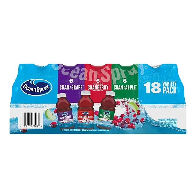 Ocean Spray Juice Drink Variety Pack 10 fl. oz., 18 pk. 2