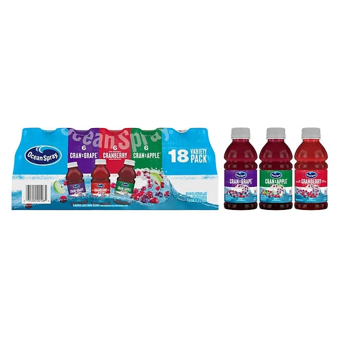 Ocean Spray Juice Drink Variety Pack 10 fl. oz., 18 pk. 3