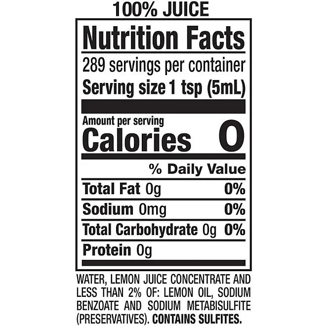 ReaLemon 100% Lemon Juice 48 fl. oz. bottles, 2 pk. 3