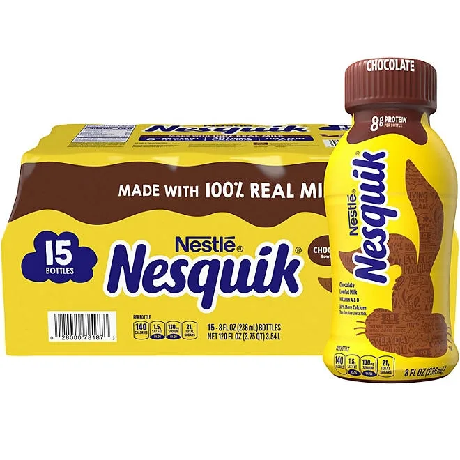 Nesquik Chocolate Milk Beverage 8 fl. oz., 15 pk. 2