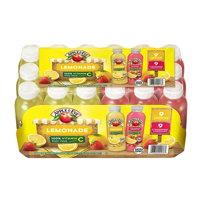 Apple & Eve Lemonade, Variety Pack, 10 fl. oz., 18 pk. 5