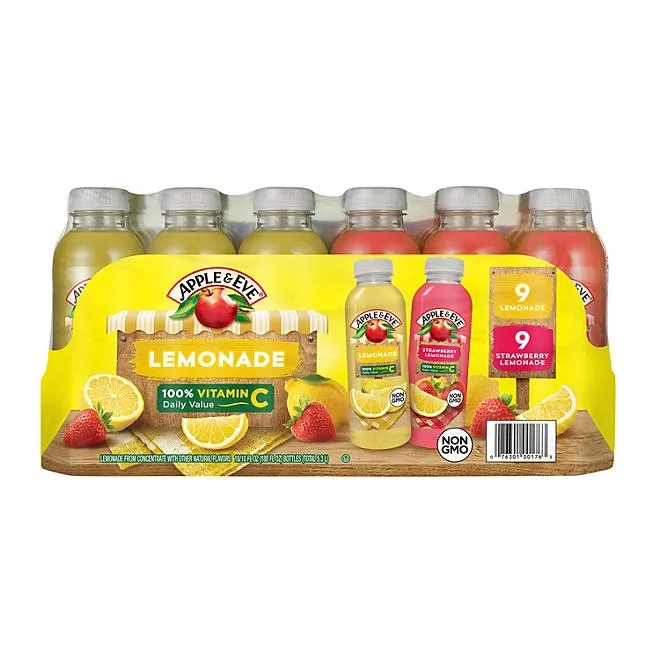 Apple & Eve Lemonade, Variety Pack, 10 fl. oz., 18 pk. 2