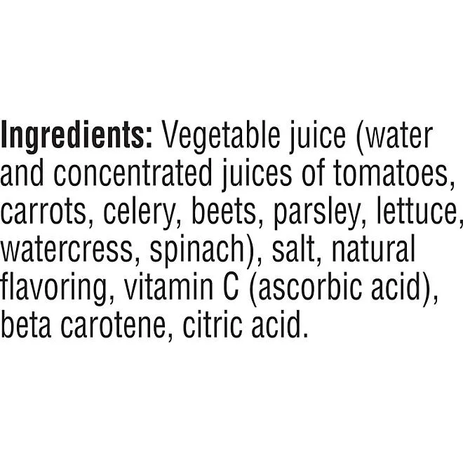 V8 Original 100% Vegetable Juice 11.5 oz, 24 pk. 4