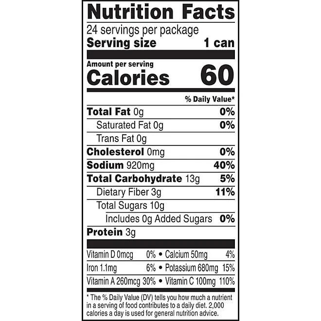 V8 Original 100% Vegetable Juice 11.5 oz, 24 pk. 3
