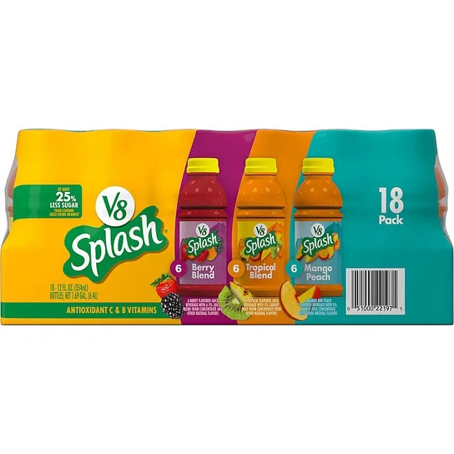 V8 Splash Variety Pack 12 fl. oz., 18 pk. 2