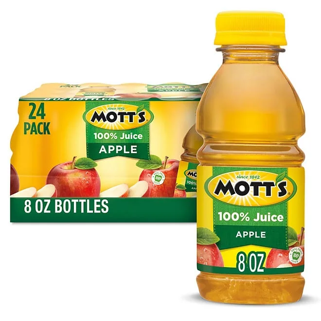 Mott's 100% Original Apple Juice 8 fl. oz., 24 pk. 2