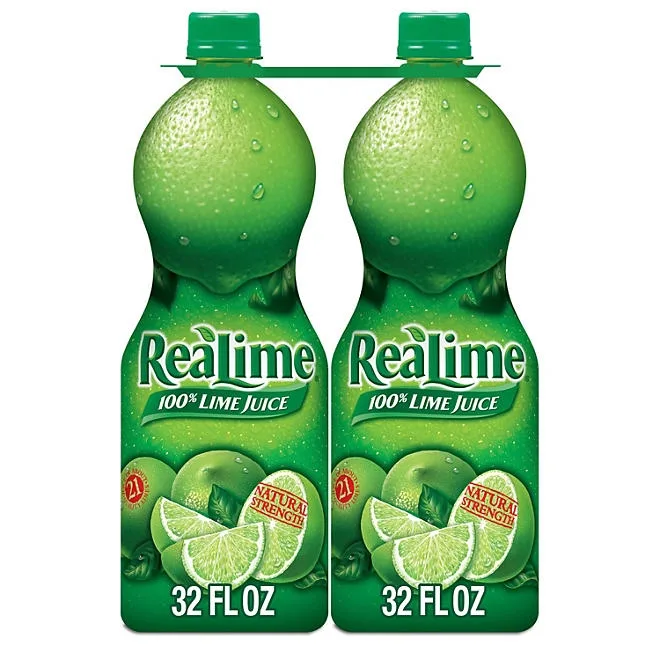 ReaLime 100% Lime Juice, 32 fl. oz., 2 pk. 2