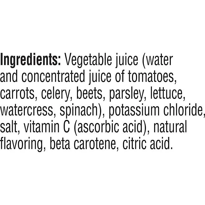 V8 Low Sodium Original 100% Vegetable Juice, 11.5 fl. oz., 24 pk. 4