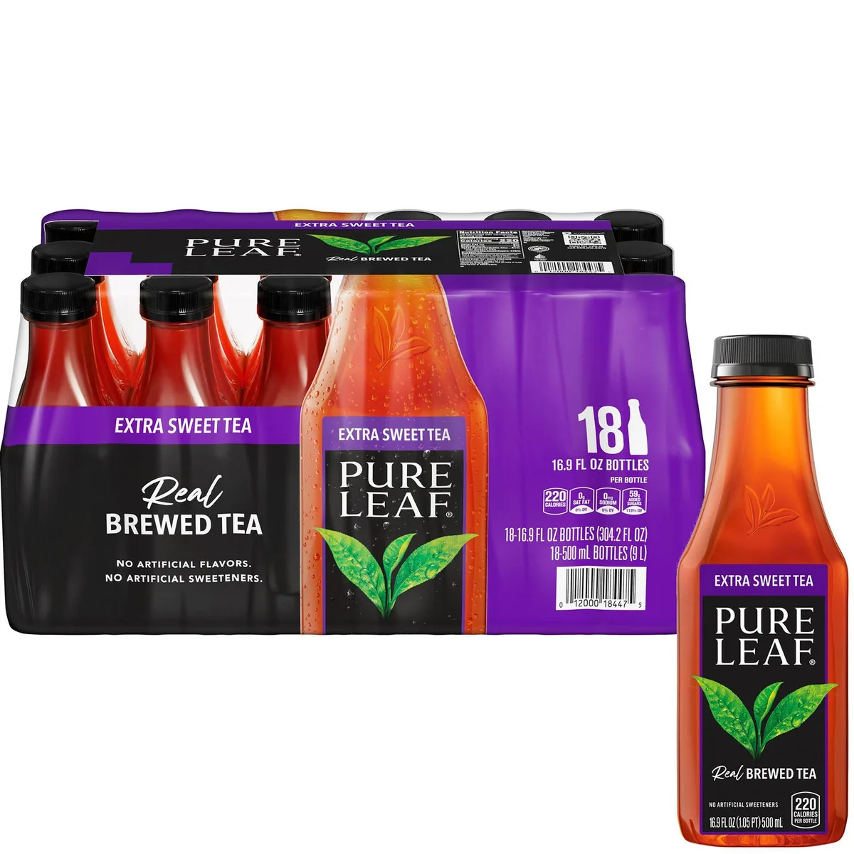 Pure Leaf Extra Sweet Iced Tea 16.9 fl. oz., 18 pk.