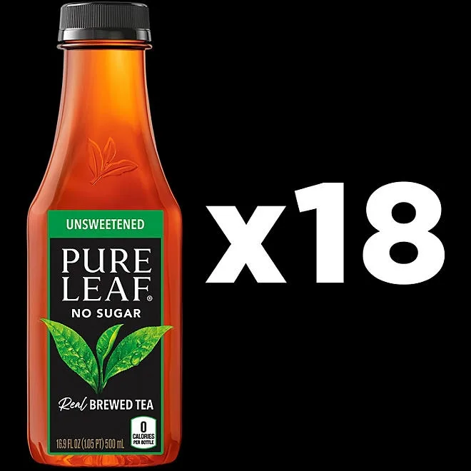 Pure Leaf Real Brewed Tea Unsweetened Black Tea 16.9 fl. oz., 18 pk. 4