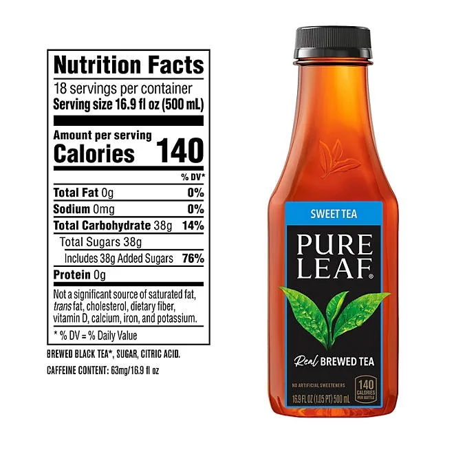 Pure Leaf Real Brewed Tea Sweet Tea 16.9 fl. oz., 18 pk. 3