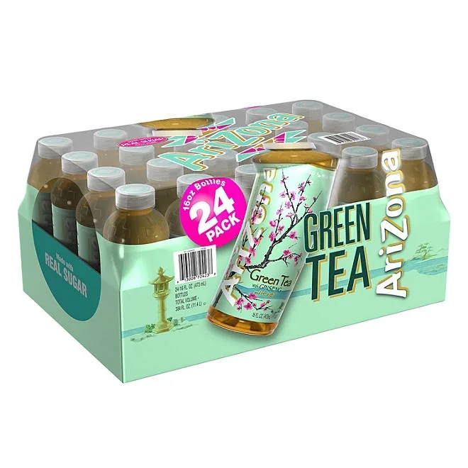 AriZona Green Tea with Ginseng and Honey 16 fl. oz., 24 pk. 2
