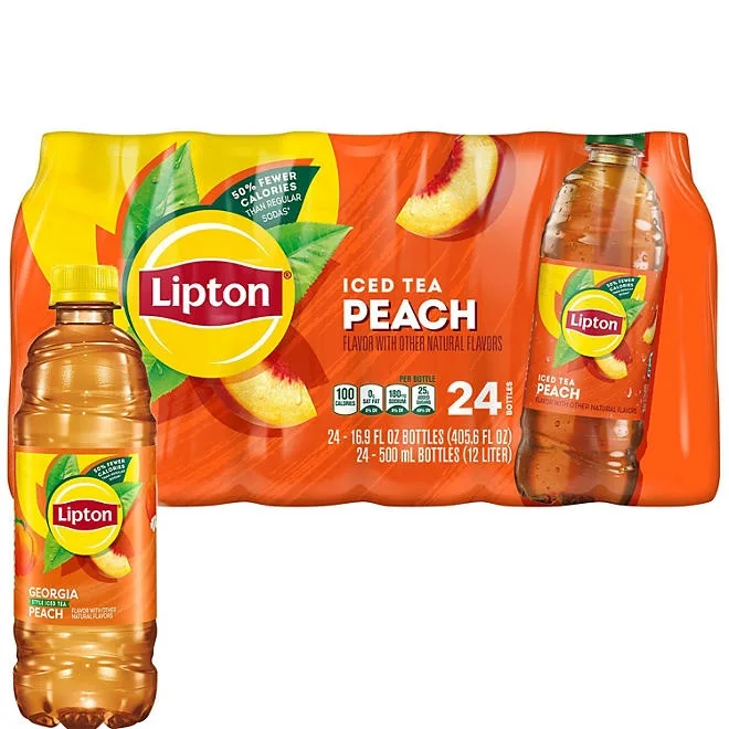 Lipton Peach Iced Tea 16.9 fl. oz., 24 pk. 2
