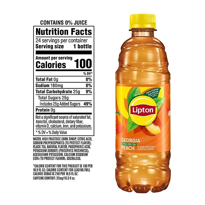 Lipton Peach Iced Tea 16.9 fl. oz., 24 pk. 3