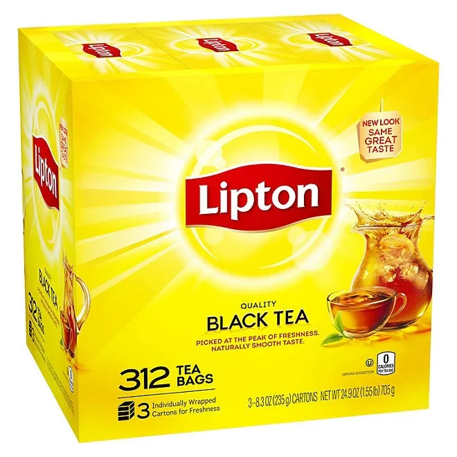 Lipton Tea Bags, Black Tea, 312 ct. 2