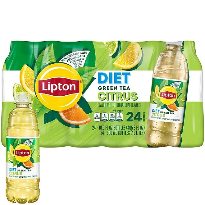Lipton Diet Green Tea Citrus Iced Tea, 16.9 fl. oz., 24 pk. 2