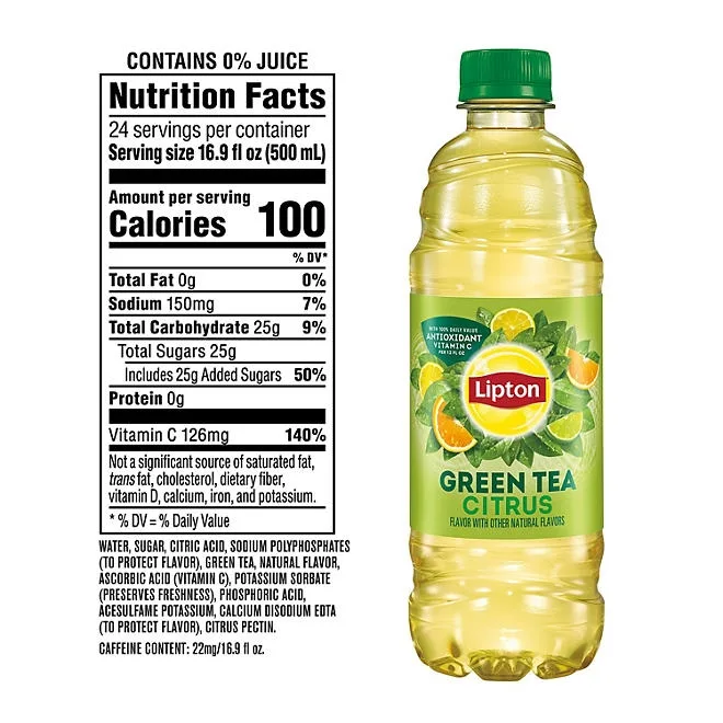 Lipton Green Tea Citrus Iced Tea 16.9 fl. oz., 24 pk. 3