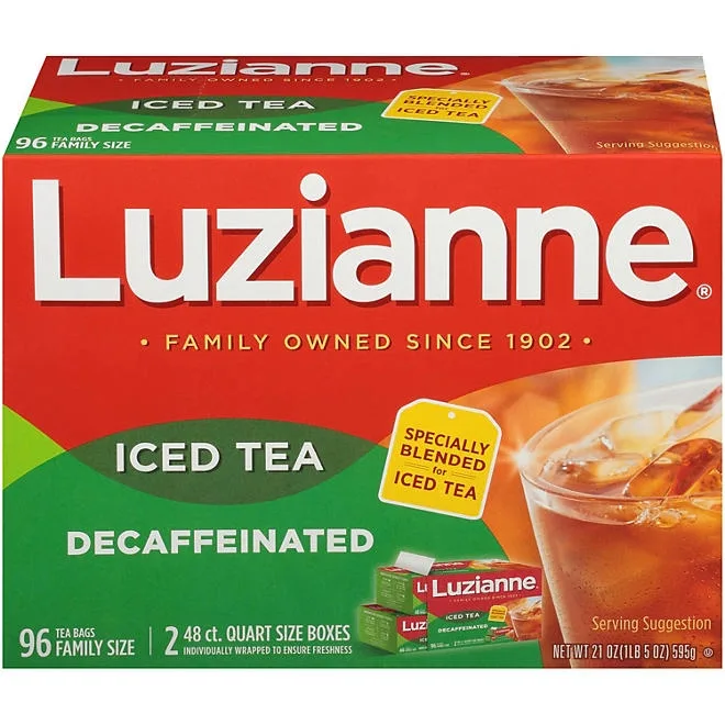 Luzianne Decaffeinated Tea, 96 ct. 2